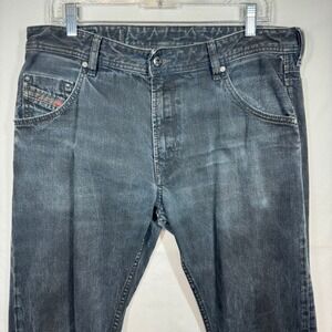 Diesel Krayver 0816V Wash Slim‎ Carrot Fit Jeans Mens Size 32x31